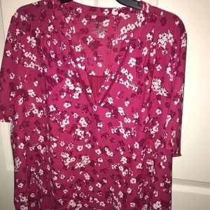 EUC Lane Bryant size 18/20 pink top